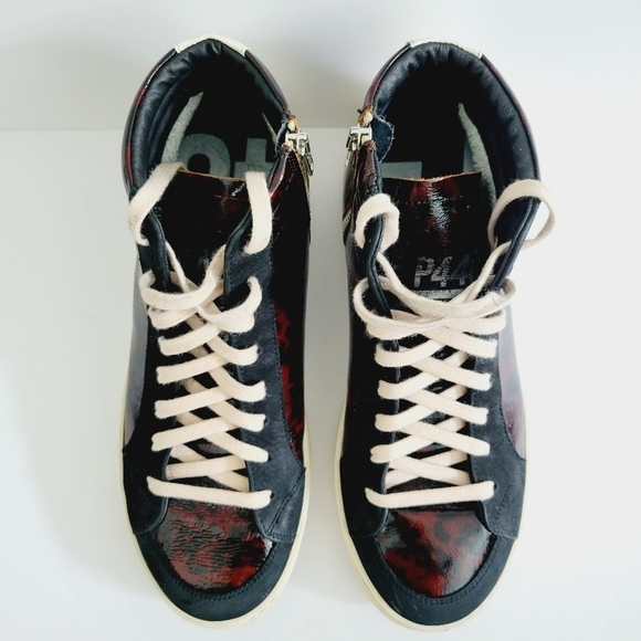 P448 Skate Panter High Top Leopard Comfy Unique Sneakers ,Size 8,5-9 US - Picture 4 of 9